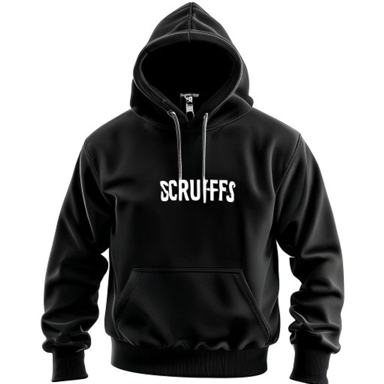 SCRUFFS  HOODIE SIZE XL - BLACK
