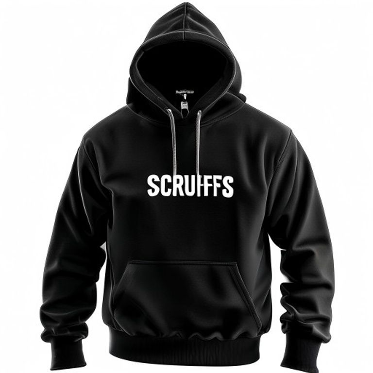 SCRUFFS HOODIE SIZE XXL - BLACK