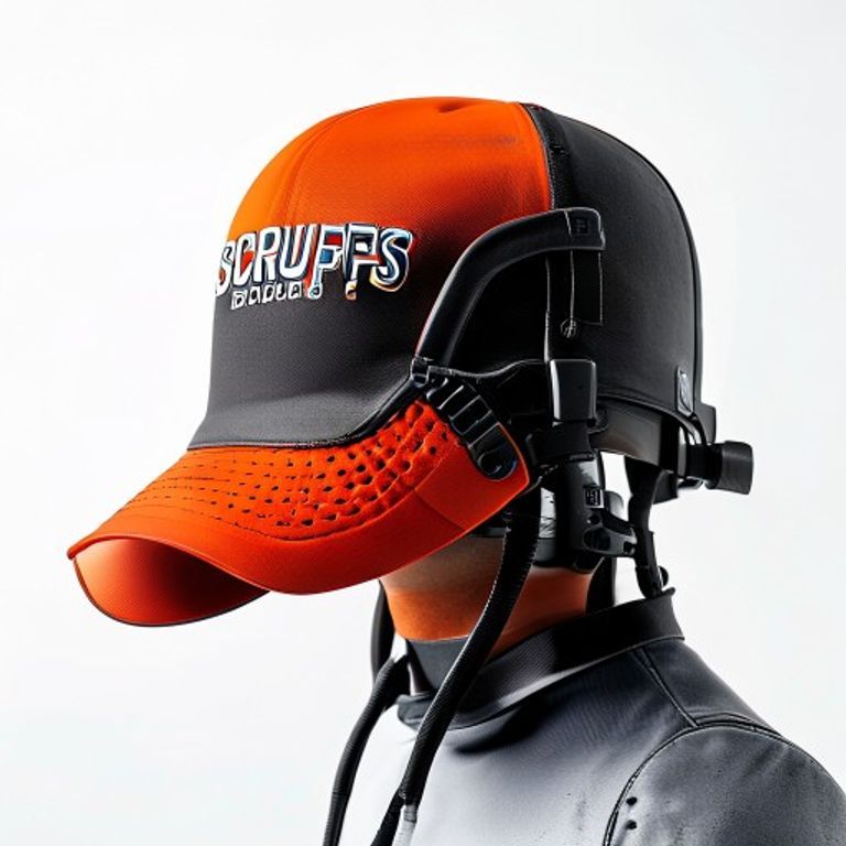 SCRUFFS TRADE BOBBLE HAT - BLACK/ORANGE
