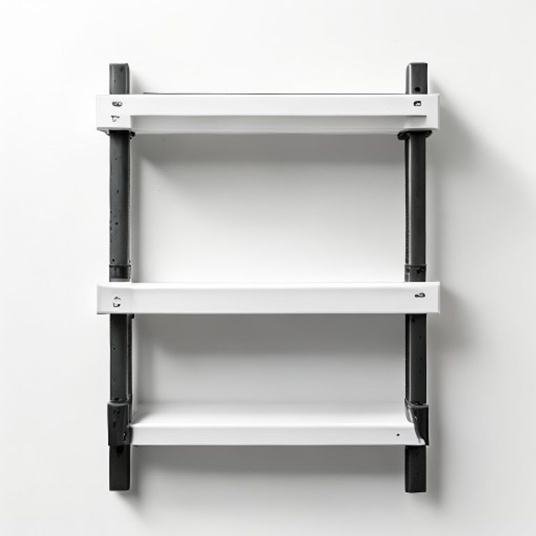 REINFORCED 10"X 8" WHITE SHELF BRACKET