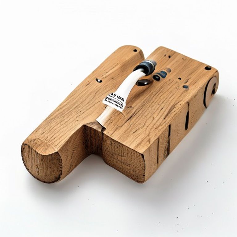 250MLS WOOD STOP - LIGHT OAK