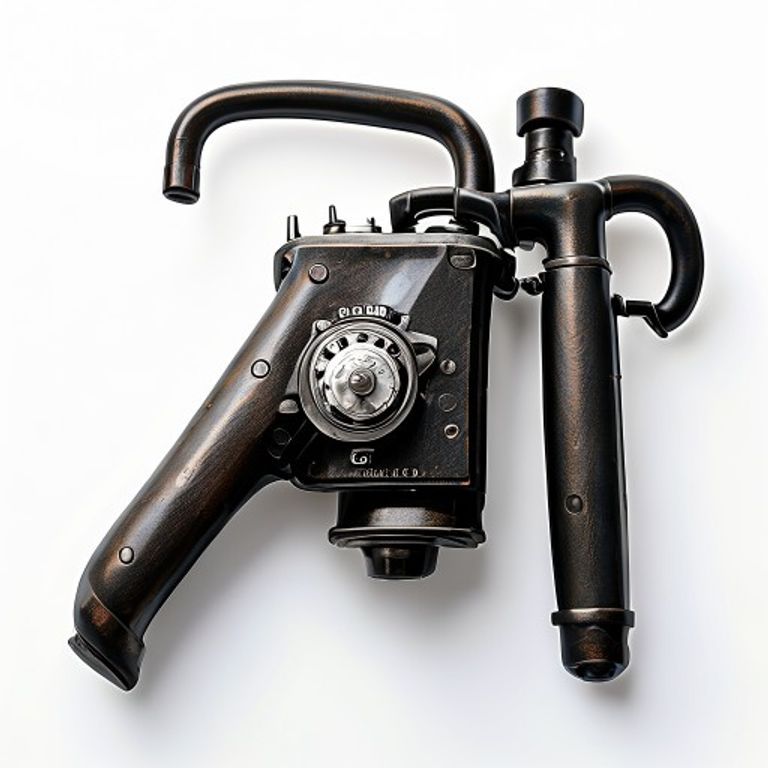 CBS54 PB VICTORIAN SCROLL LEVER LOCK (PR)