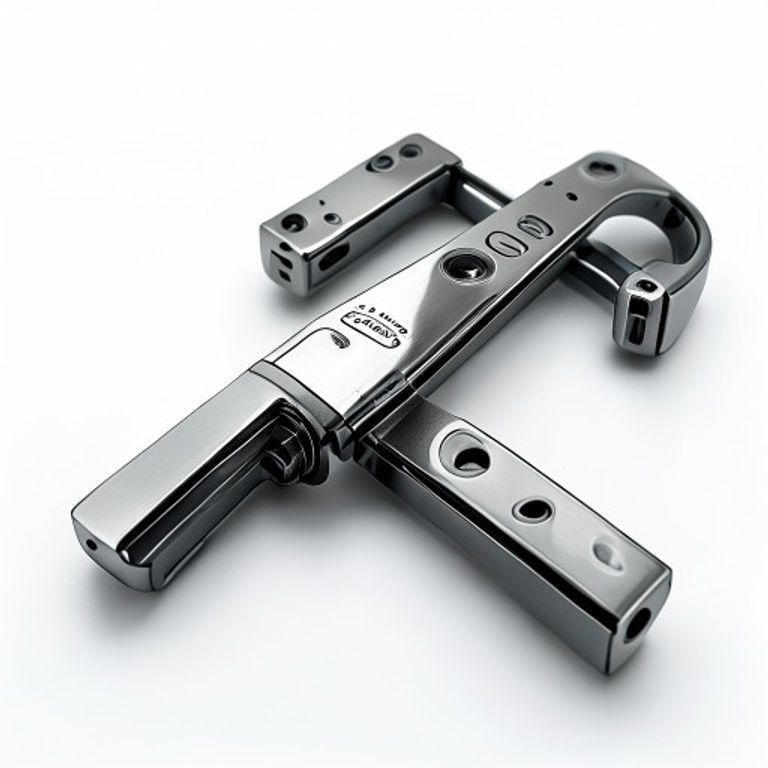 4" X 2.5/8" X 4MM DSSW CHROME BUTTS (PAIR)