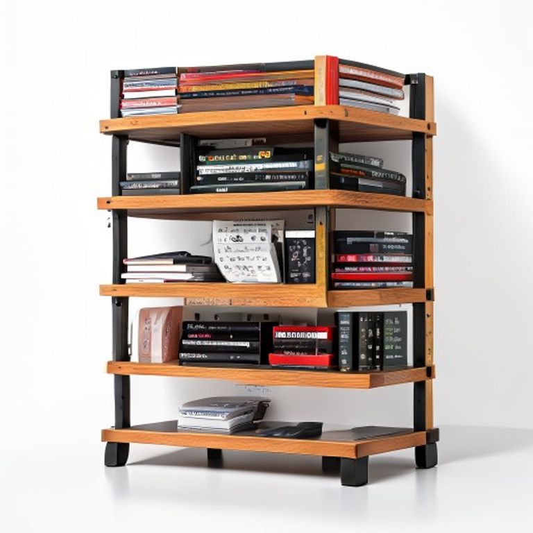 7474 ZP RAISED DOUBLE BOOKCASE STUD H/DUTY
