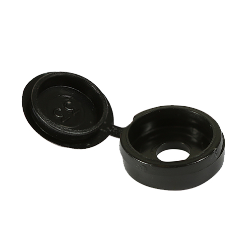 BLACK HINGED COVER CAPS (NO.6-8'S)