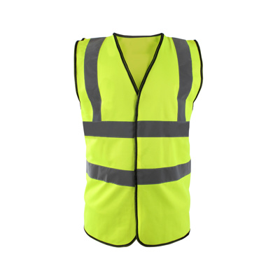 HI-VIS WAISTCOAT - 2 BAND XL YELLOW