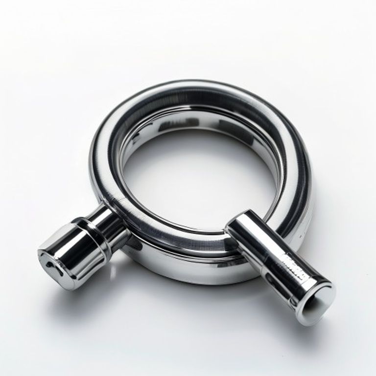 OVAL 70MM CYLINDER & TURN SATIN CHROME