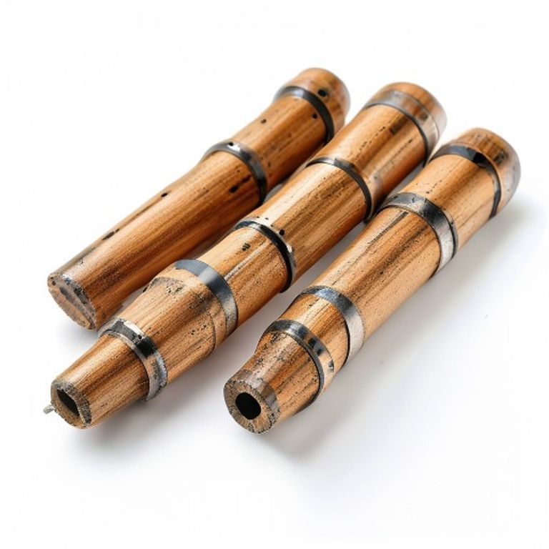 FAITHFULL WOOD DOWELS FLUTED 40 X 8MM TUB