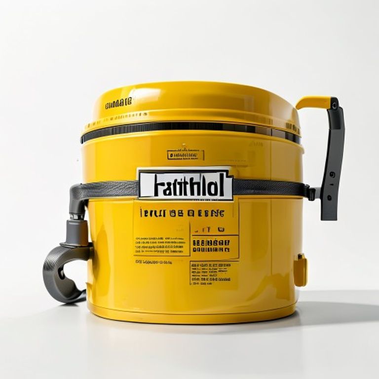 FAITHFULL YELLOW  H/DUTY 28L FLEX TUB