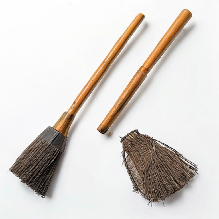 4' X 1" WOODEN BROOM HANDLE WH/24/122