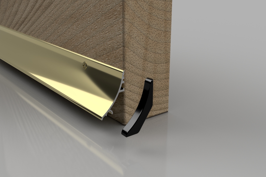 3'0" GOLD 32MM RAIN DEFLECTOR