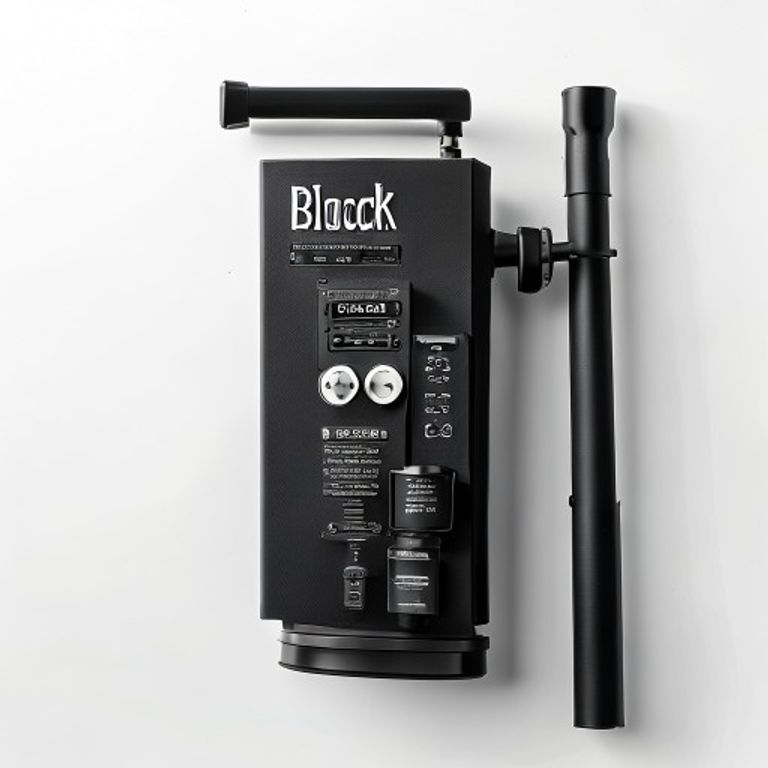 BLACK  WALL MOUNTED DOOR STOP