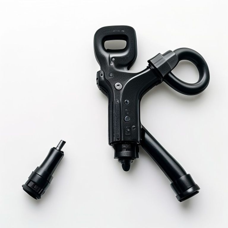 JMB13 MATT BLACK LEVER ON ROSE