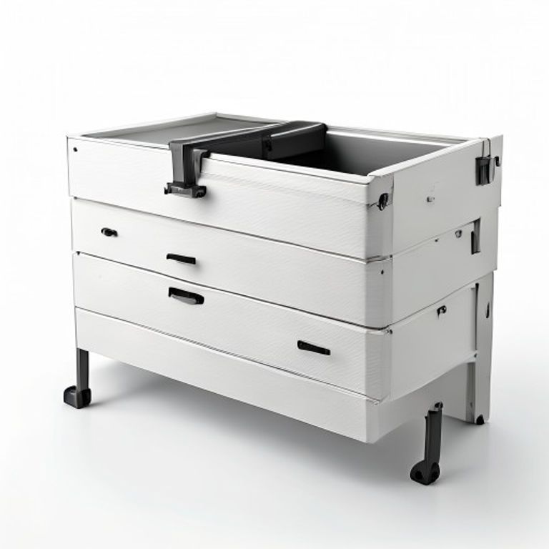 500MM B/FIX WHITE DRAWER SLIDES - SET