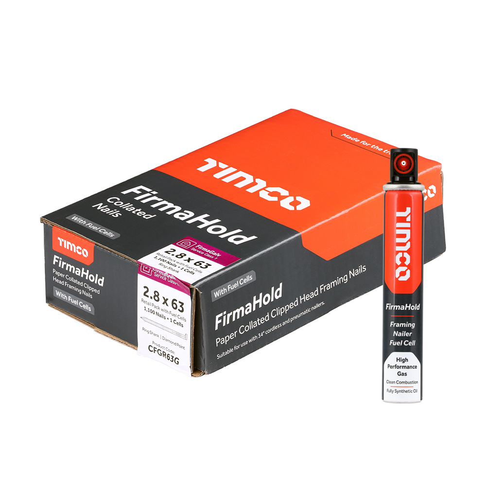 FIRMAHOLD 2.8MM X 63MM RING FIRMAGALV WITH GAS (1100)