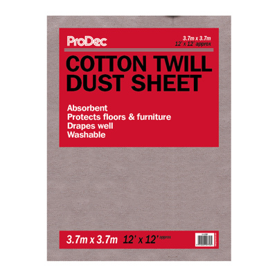 COTTON TWILL DUST SHEET