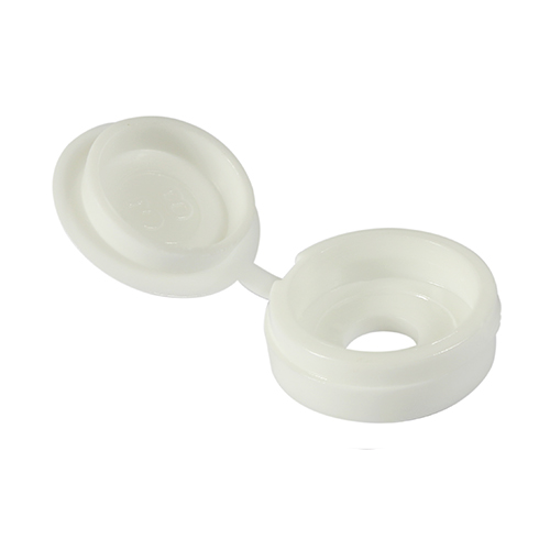 WHITE HINGED COVER CAPS (NO.10-12'S)
