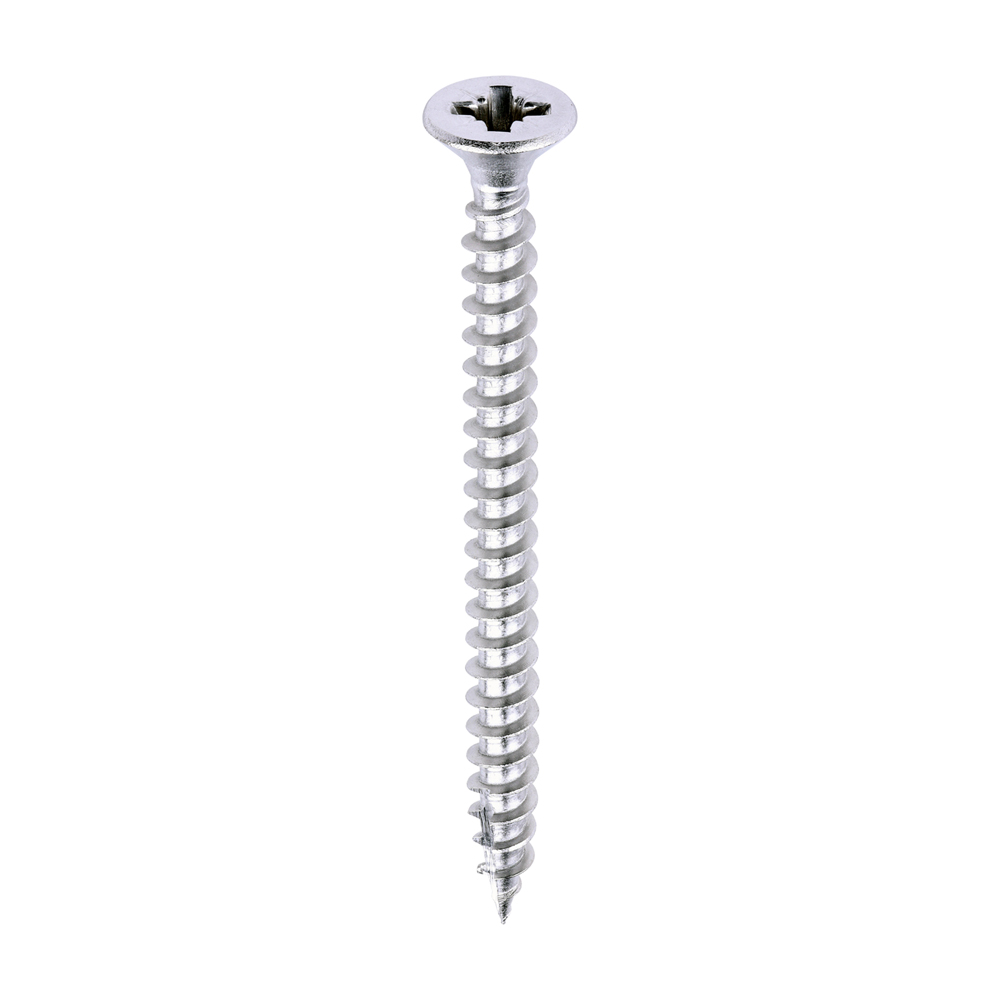4MM X 50MM STAINLESS CSK POZI WOODSCREW