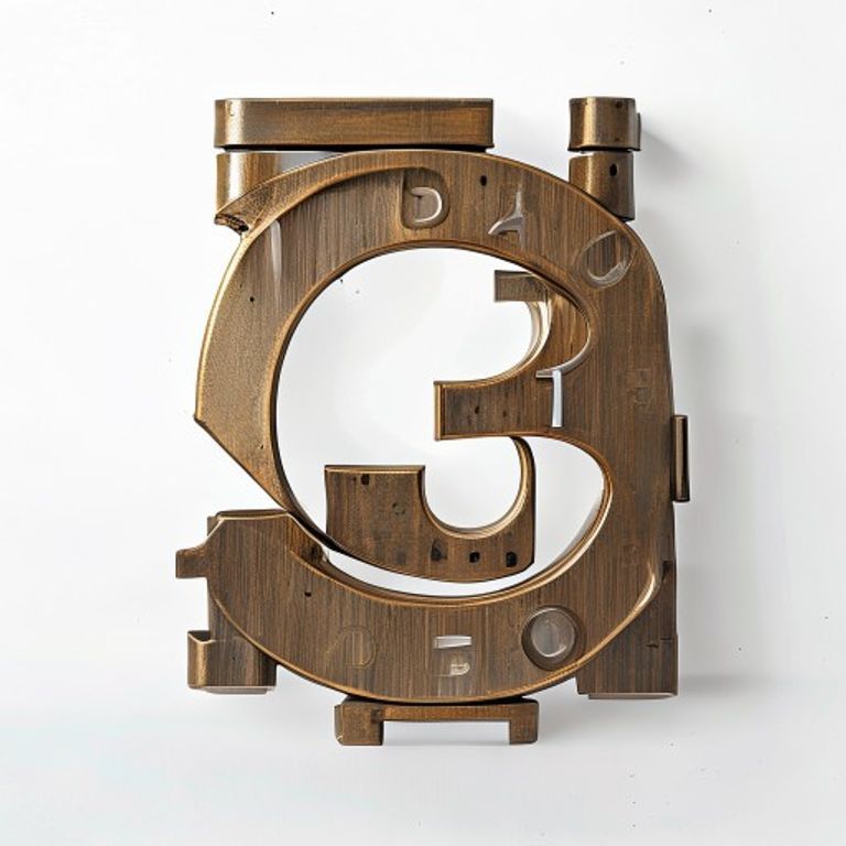 3" BRASS NUMERAL NO.3