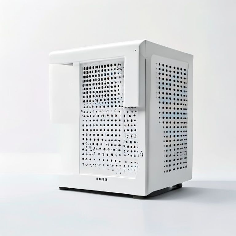 9" X 6" WHITE PLASTIC LOUVRED VENT