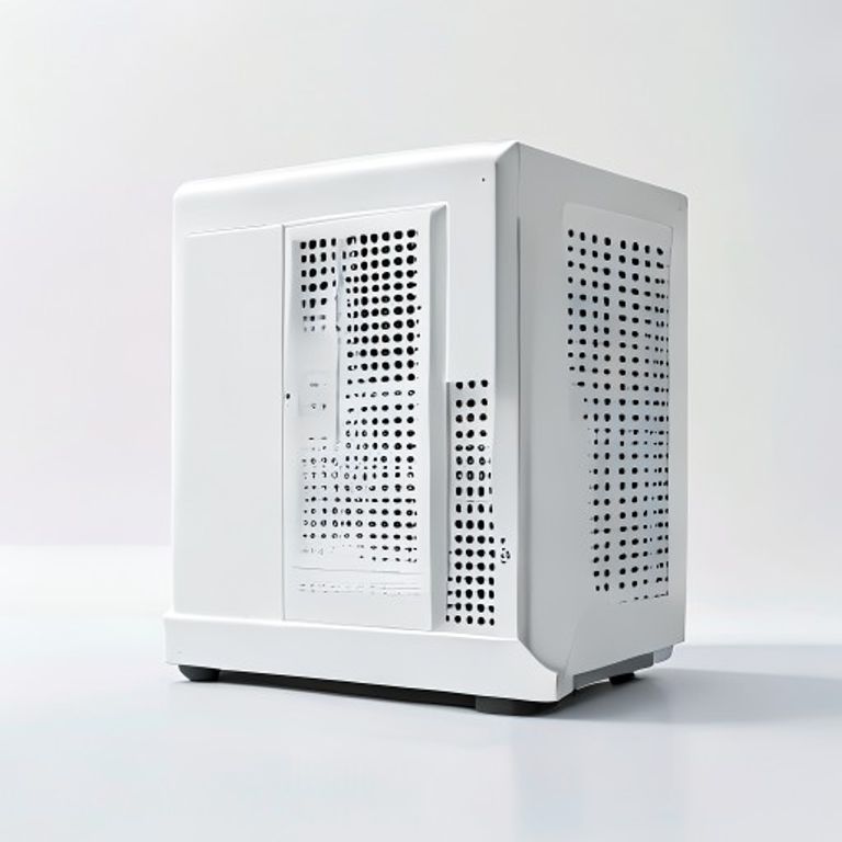 9" X 9" WHITE PLASTIC LOUVRED VENT