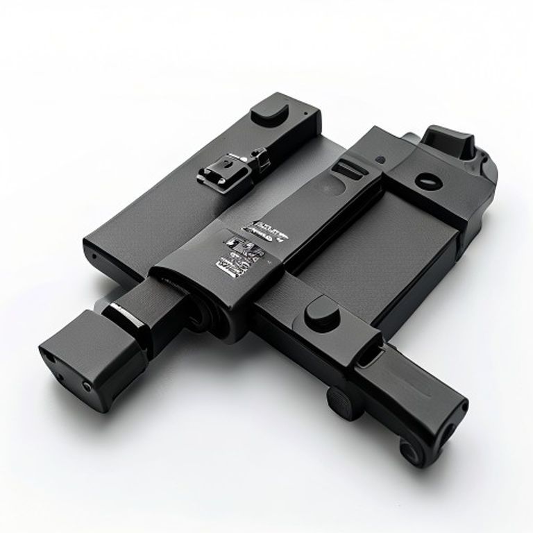 584 5/8" BLACK RECEIVER PLATE (FLAT TYPE)