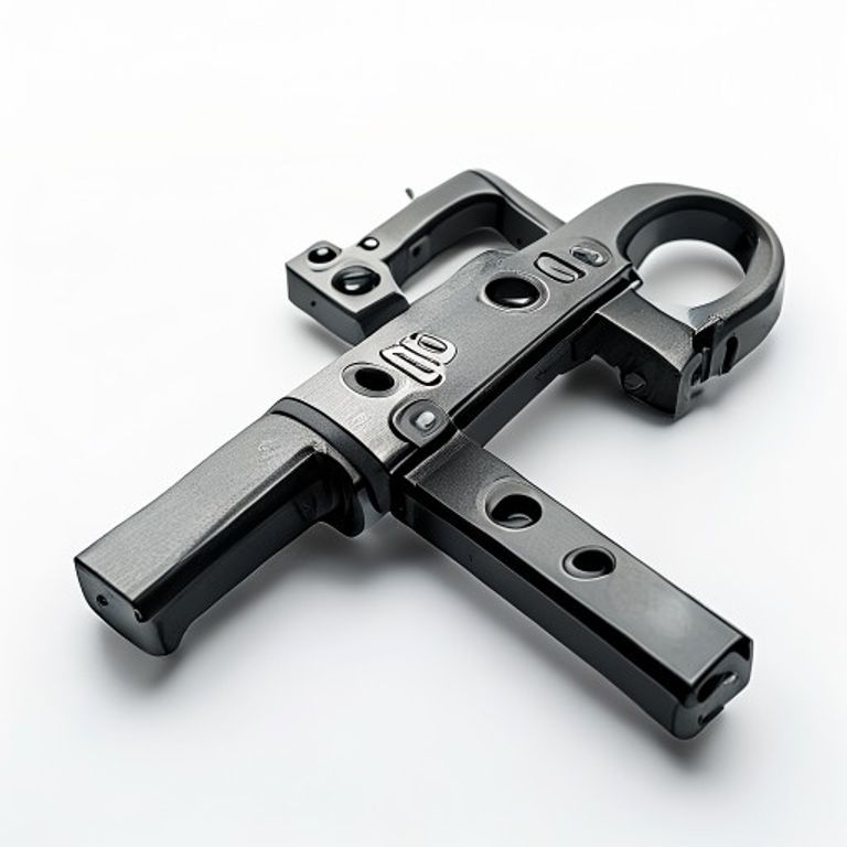 891 6" GALV HOT BED HANDLE