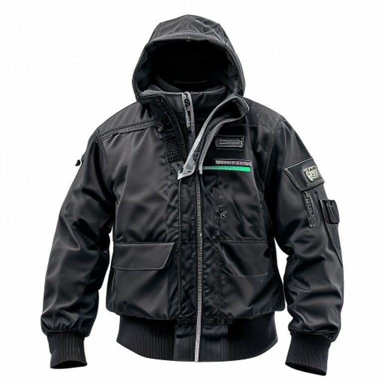 PORTWEST S381 XLBLACK HYBRID BAFFLE JACKET