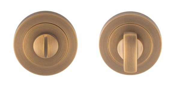 EUL004AB ANTIQUE BRASS TURN & RELEASE