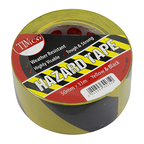 33MTR X 50MM HAZARD WARNING TAPE