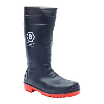 RED SOLE SAFETY WELLINGTON BOOTS SIZE 11