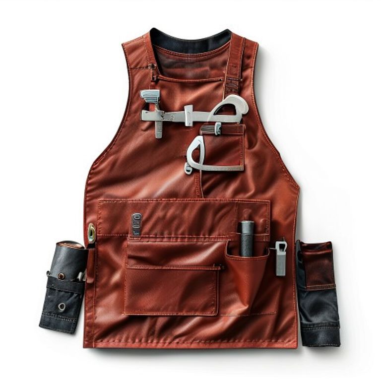 STANLEY LEATHER TOOL APRON