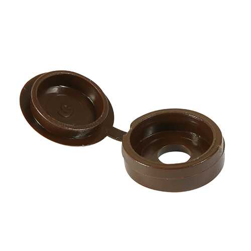 BROWN HINGED COVER CAPS (NO.6-8'S)