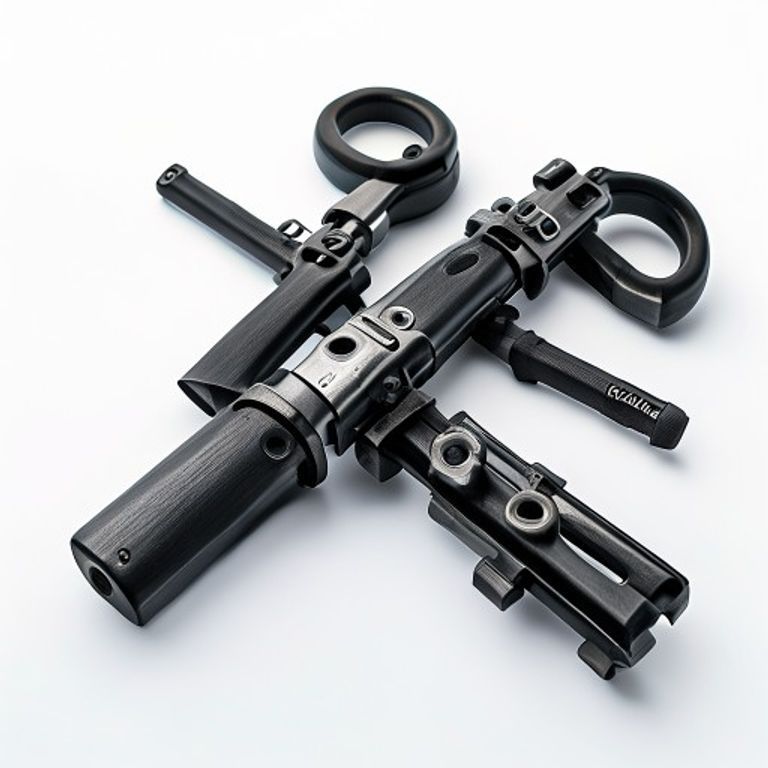 GALV 24" CRANKED BANDS + HOOKS (PAIR)
