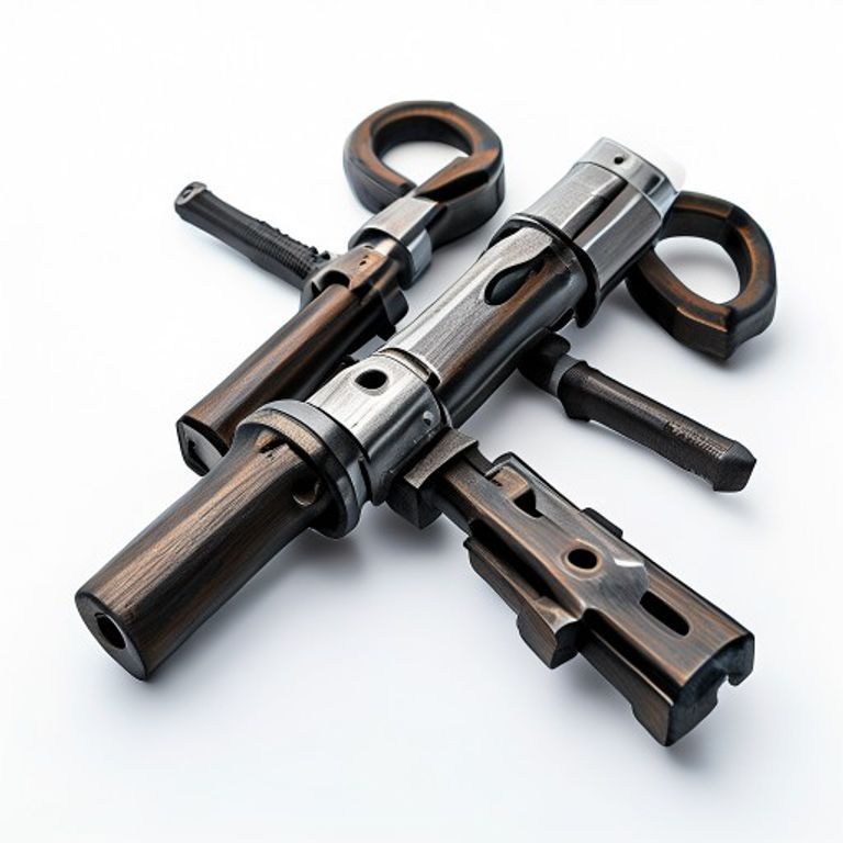 GALV 30" CRANKED BANDS + HOOKS (PAIR)