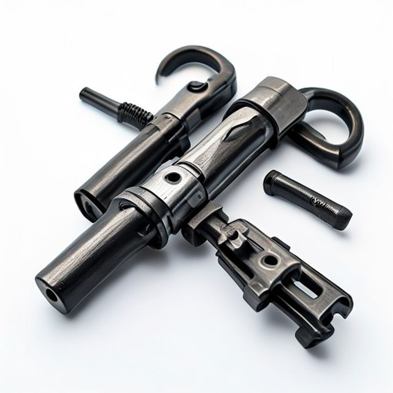 GALV 36" CRANKED BANDS + HOOKS (PAIR)