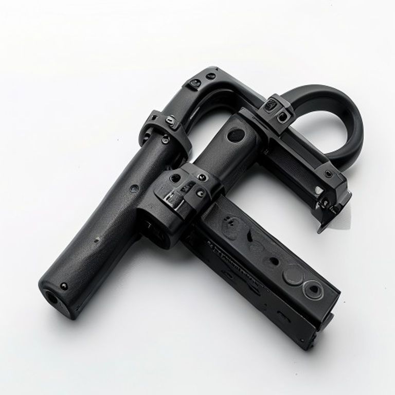 TAURUS 10" MEDIUM TEE HINGES PAIR- BLACK