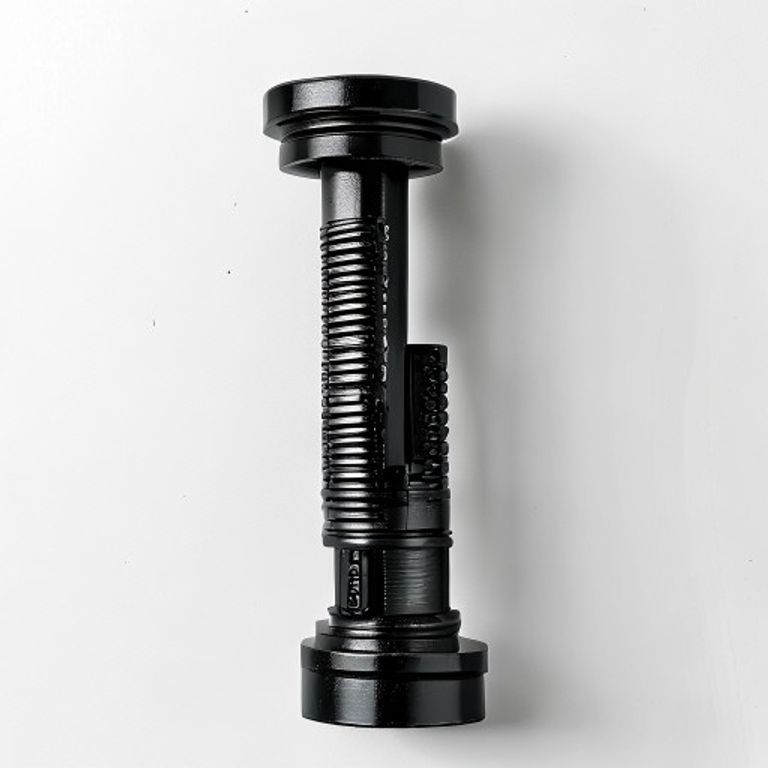 TAURUS 4" STRAIGHT TOWER BOLT BLACK