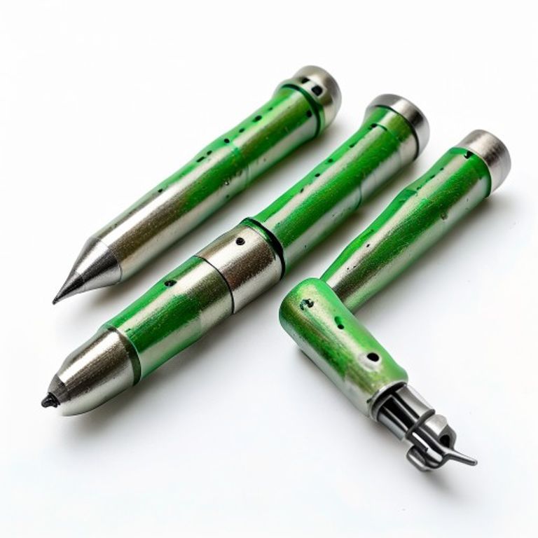 6.7MM X 125MM HEX HEAD GREEN INDEX SCREWS
