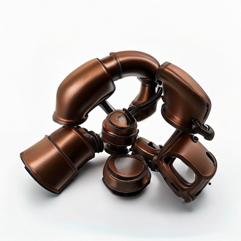 BROWN HINGED COVER CAPS (NO.10-12'S)
