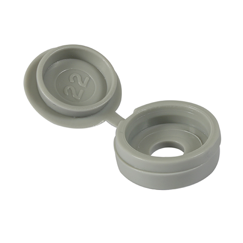 GREY HINGED COVER CAPS (NO.6-8'S)