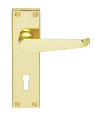 CBV30 PB VICTORIAN LEVER LOCK FURNITURE