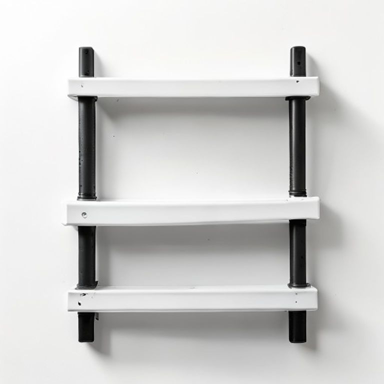 125MM X 100MM  WHITE LONDON SHELF BRACKET