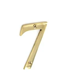 NUMERAL 7 75MM BRASS