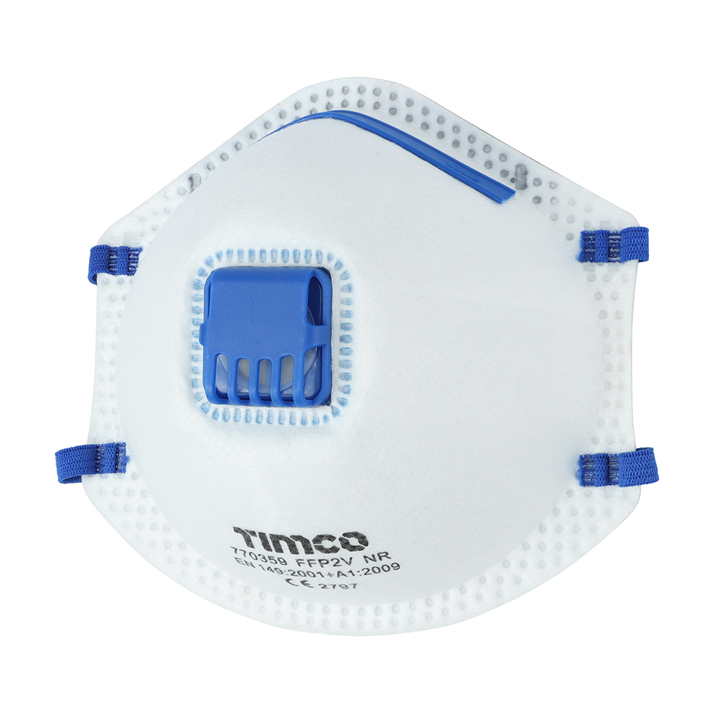 FFP2 MOULDED FRONT VALVED RESPIRATOR