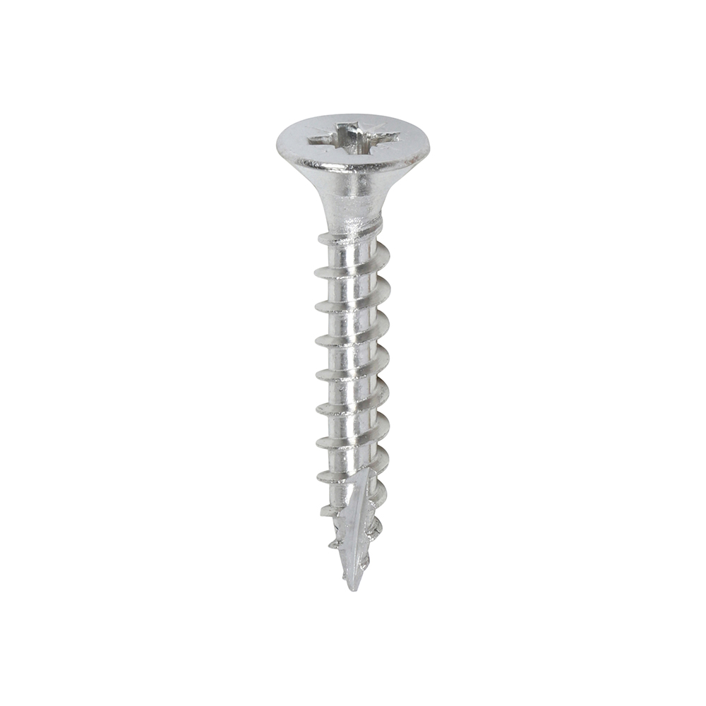 4MM X 25MM STAINLESS CSK POZI WOODSCREW
